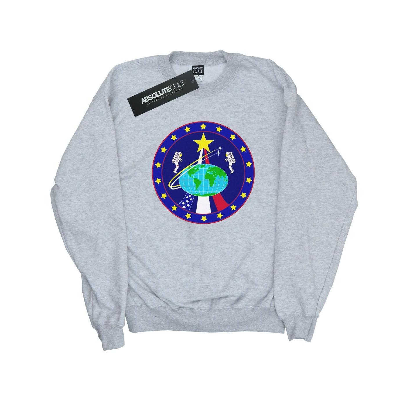 Classic Globe Astronauts Sweatshirt Damen Grau M von Nasa