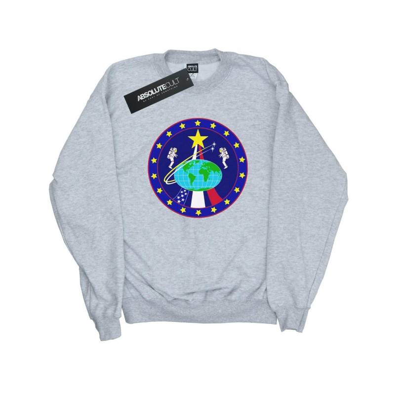 Classic Globe Astronauts Sweatshirt Damen Grau S von Nasa