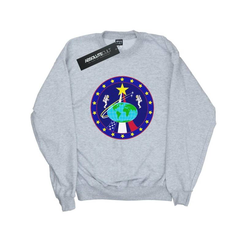 Classic Globe Astronauts Sweatshirt Herren Grau M von Nasa