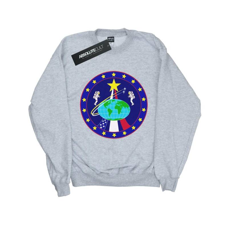 Classic Globe Astronauts Sweatshirt Jungen Grau 116 von Nasa