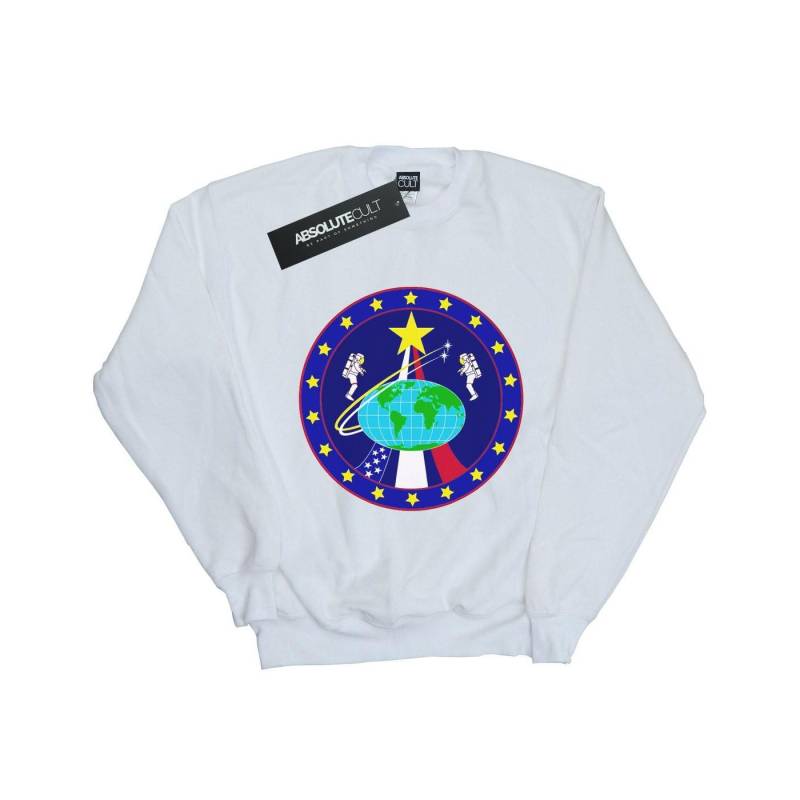 Classic Globe Astronauts Sweatshirt Jungen Weiss 116 von Nasa