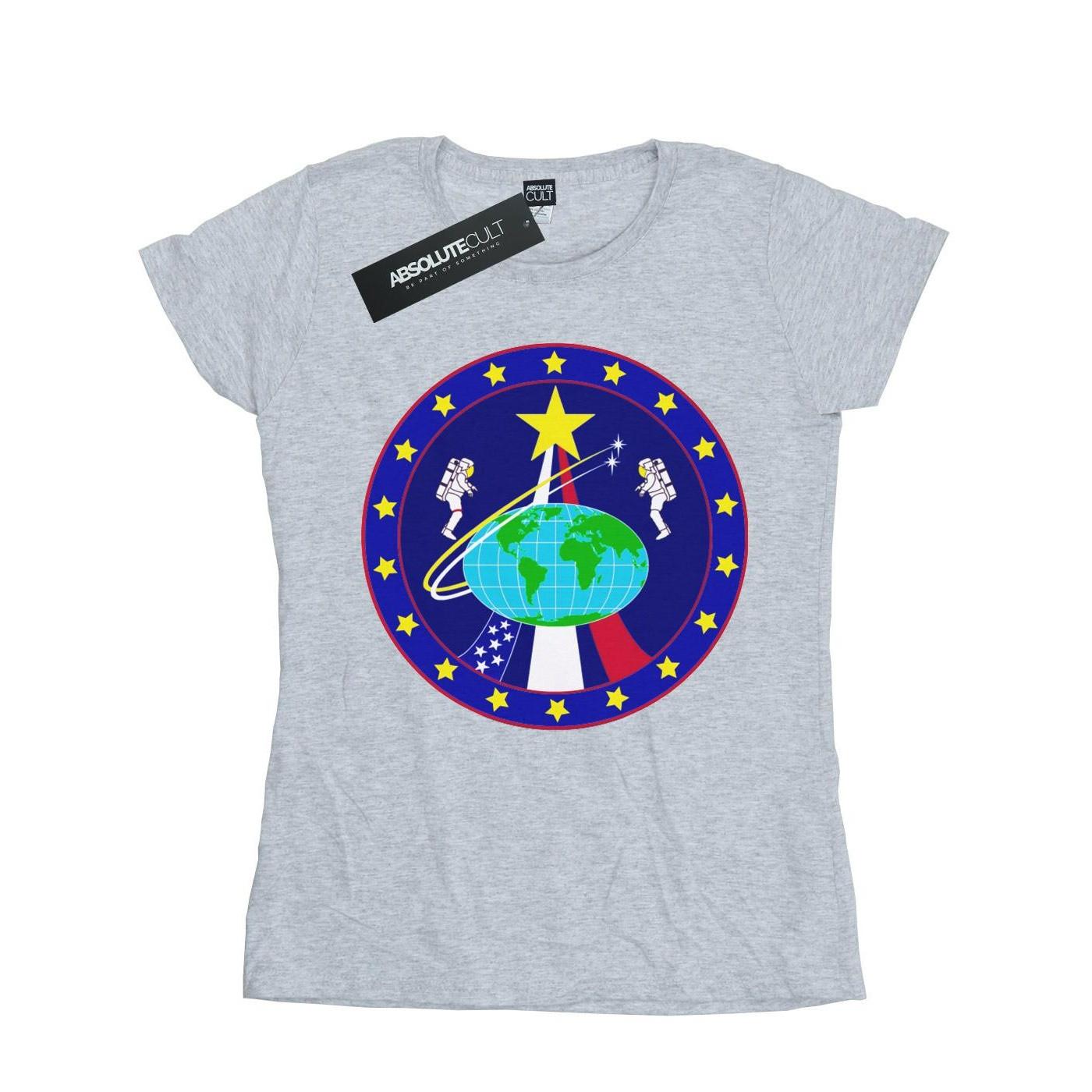 Classic Globe Astronauts Tshirt Damen Grau L von Nasa