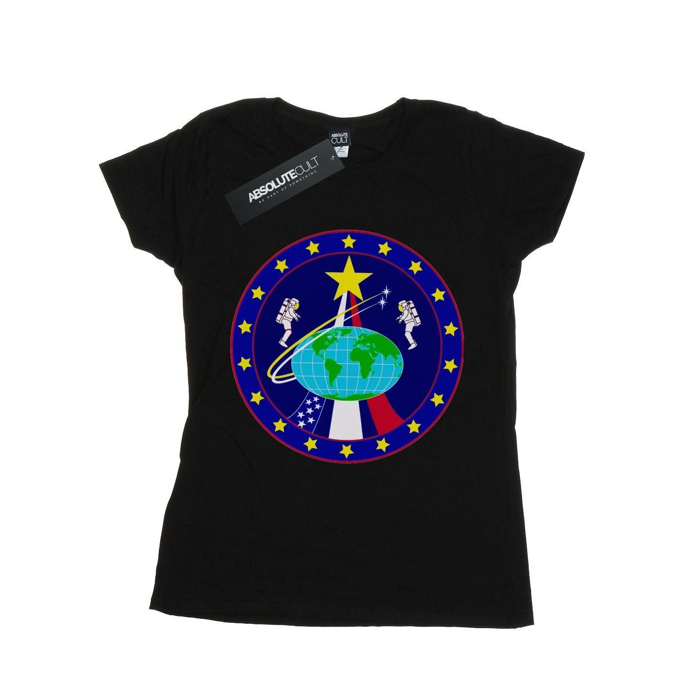 Classic Globe Astronauts Tshirt Damen Schwarz L von Nasa