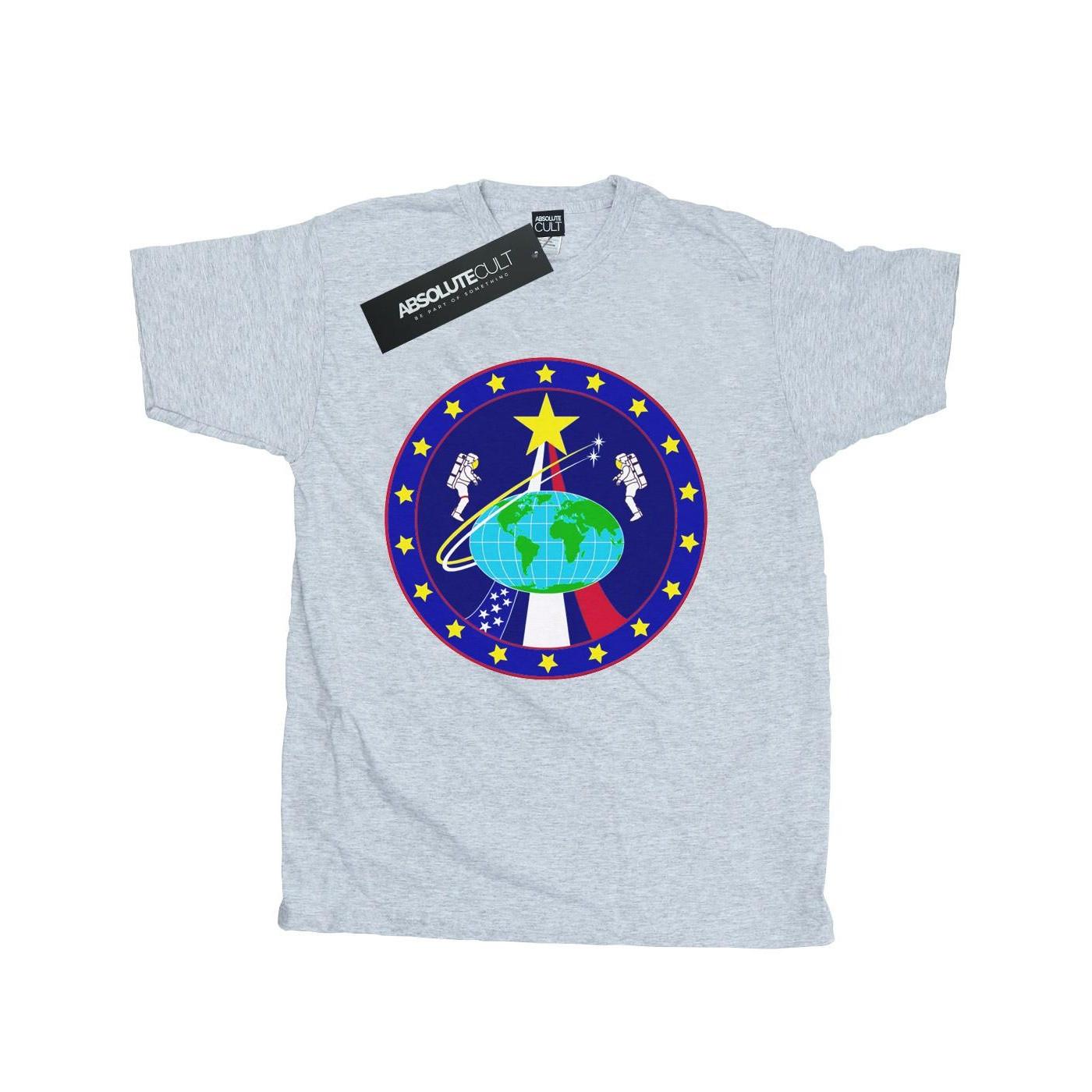 Classic Globe Astronauts Tshirt Herren Grau L von Nasa