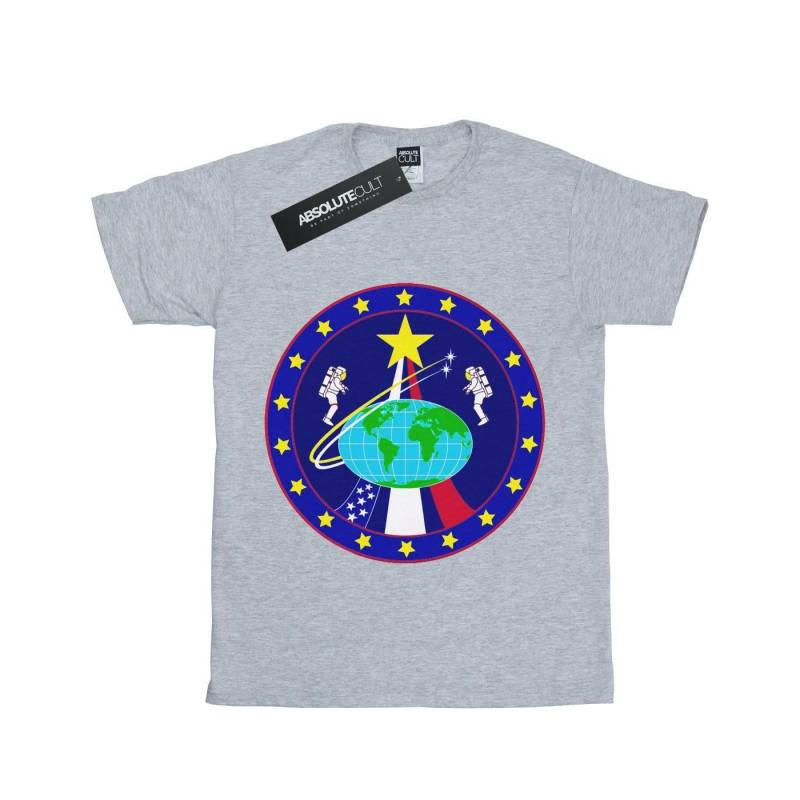 Classic Globe Astronauts Tshirt Jungen Grau 116 von Nasa