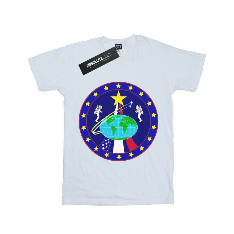 Classic Globe Astronauts Tshirt Jungen Weiss 116 von Nasa