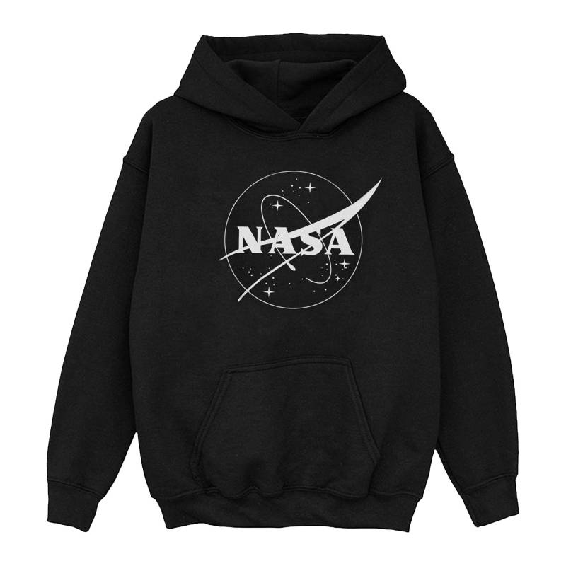 Classic Insignia Logo Monochrome Kapuzenpullover Jungen Schwarz 116 von Nasa