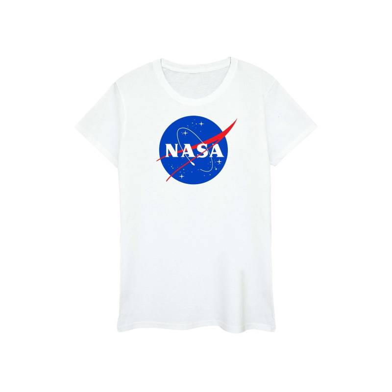 Classic Insignia Logo Tshirt Damen Weiss 3XL von Nasa