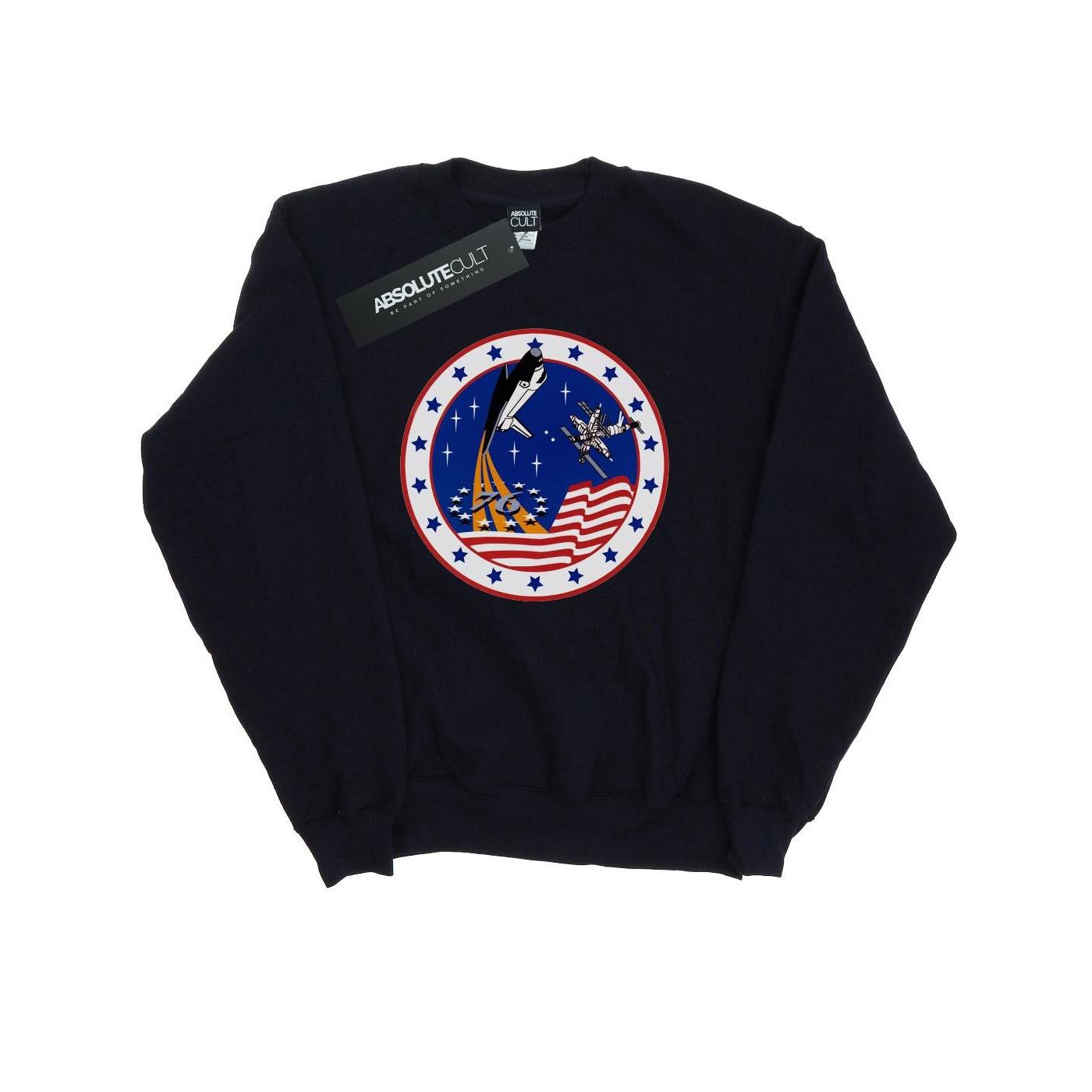 Classic Rocket 76 Sweatshirt Damen Schwarz L von Nasa