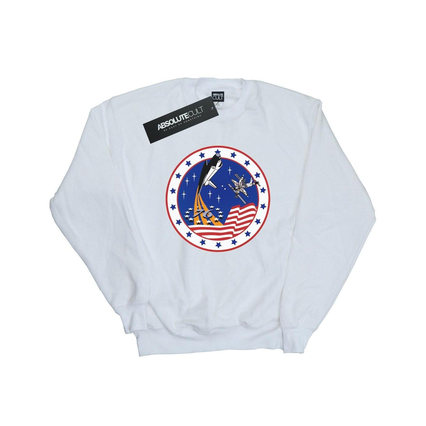 Classic Rocket 76 Sweatshirt Damen Weiss L von Nasa