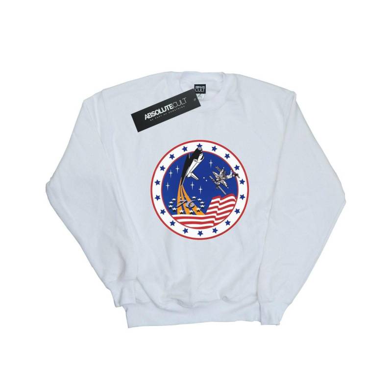 Classic Rocket 76 Sweatshirt Herren Weiss L von Nasa