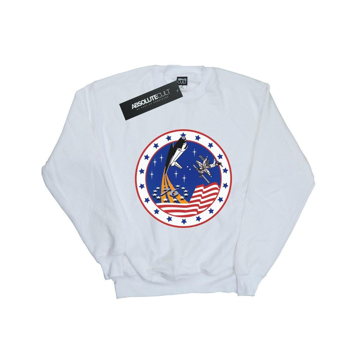 Classic Rocket 76 Sweatshirt Mädchen Weiss 116 von Nasa