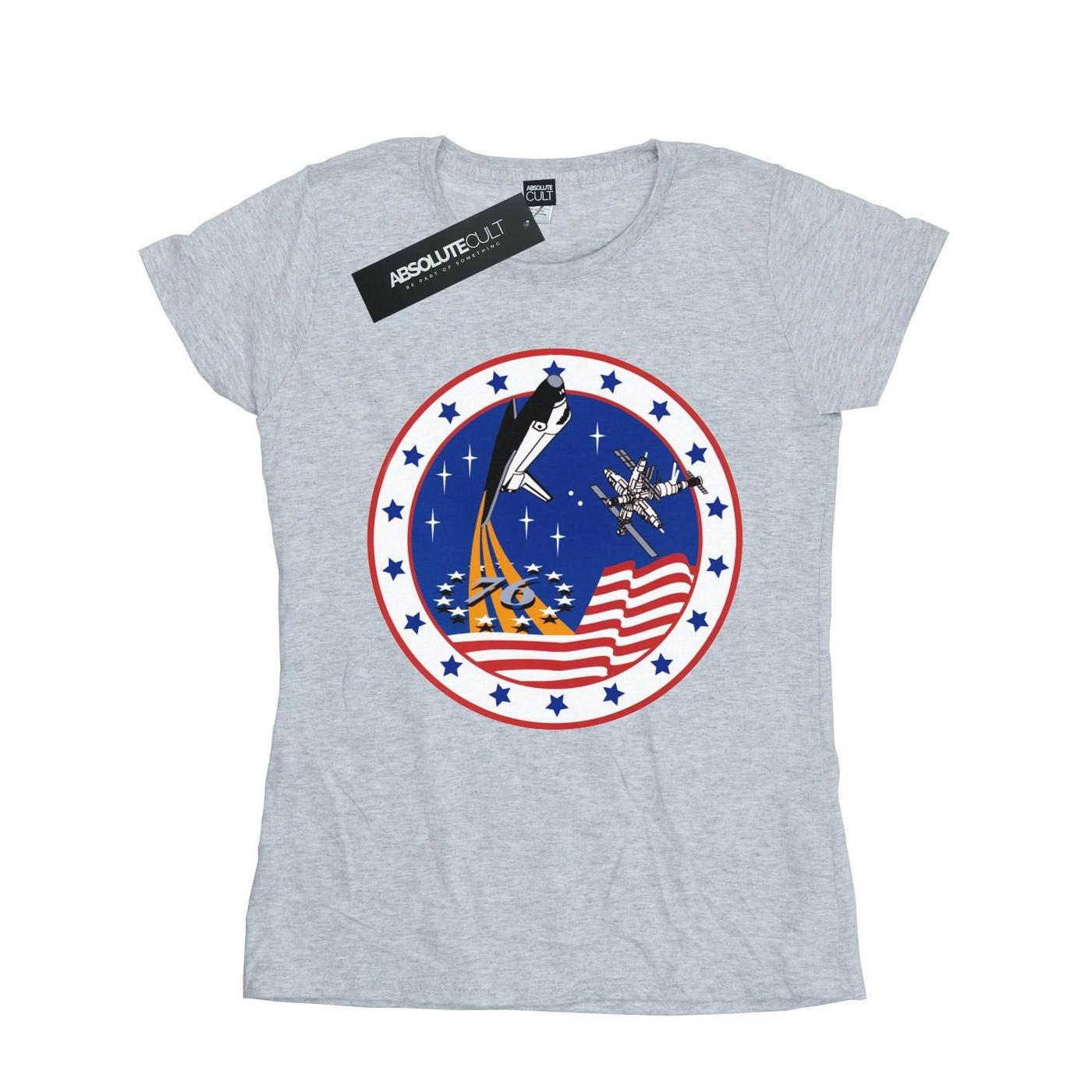 Classic Rocket 76 Tshirt Damen Grau M von Nasa