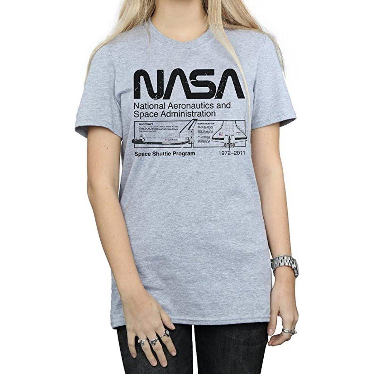 Classic Space Shuttle Tshirt Damen Grau XXL von Nasa