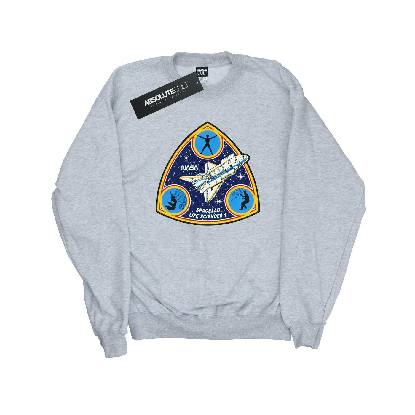 Nasa - Spacelab Life Science Sweatshirt, für Damen, Grau, Größe L von Nasa