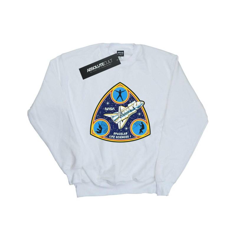 Classic Spacelab Life Science Sweatshirt Herren Weiss XL von Nasa