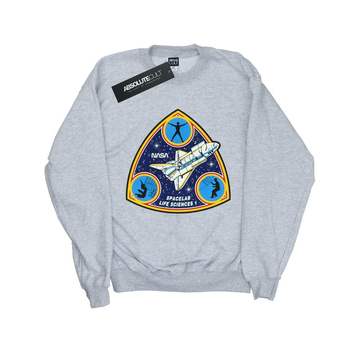 Classic Spacelab Life Science Sweatshirt Mädchen Grau 116 von Nasa
