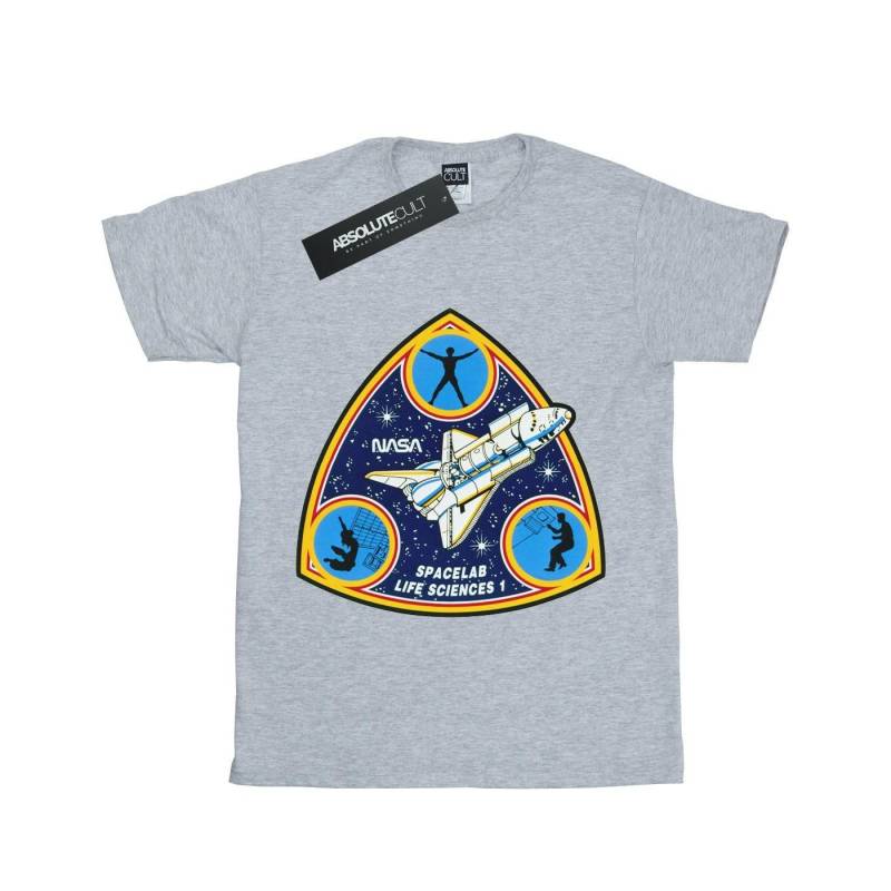 Classic Spacelab Life Science Tshirt Jungen Grau 128 von Nasa