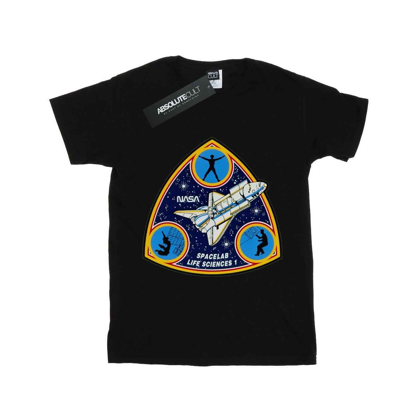 Classic Spacelab Life Science Tshirt Mädchen Schwarz 140/146 von Nasa