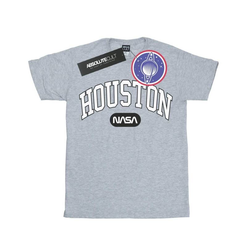 Houston Collegiate Tshirt Damen Grau 3XL von Nasa