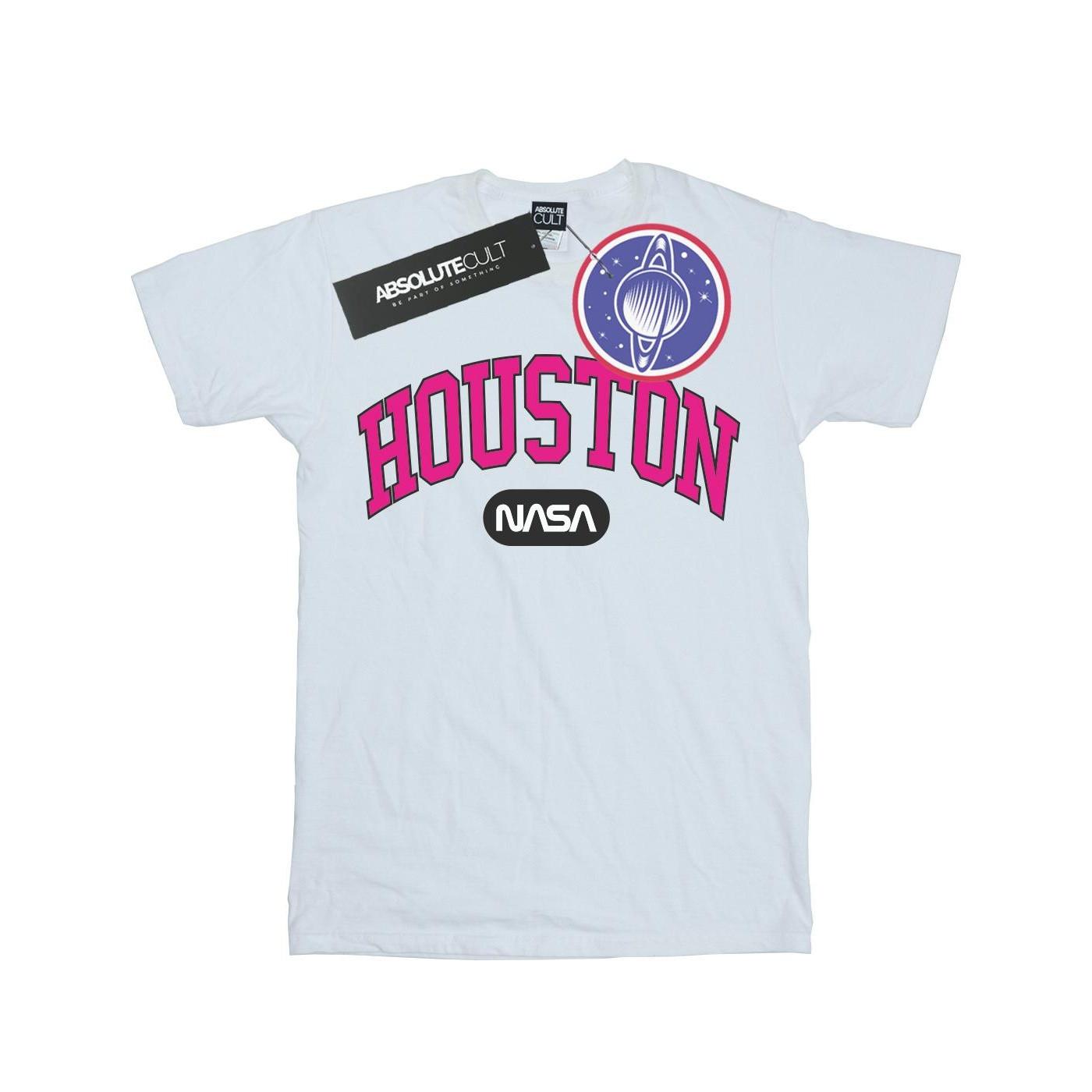 Houston Collegiate Tshirt Damen Weiss XXL von Nasa