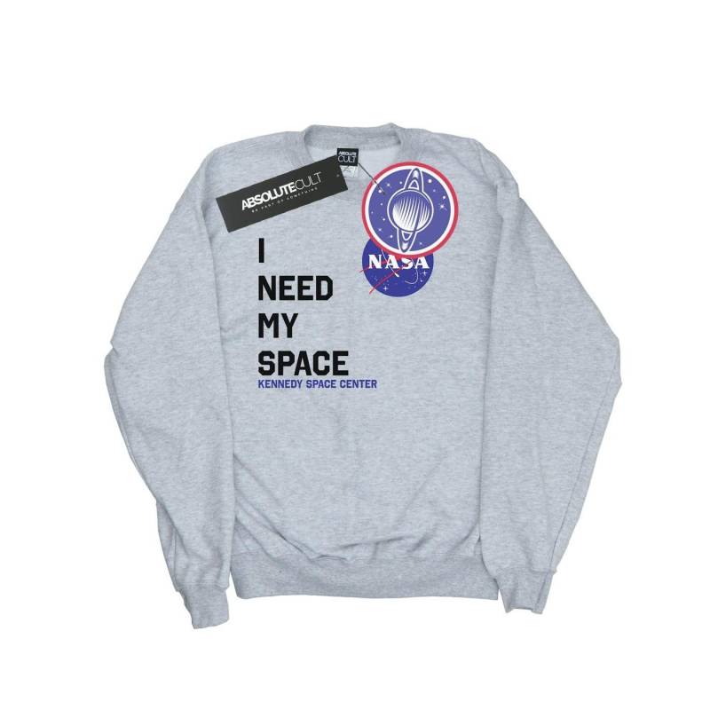 I Need My Space Sweatshirt Damen Grau XXL von Nasa