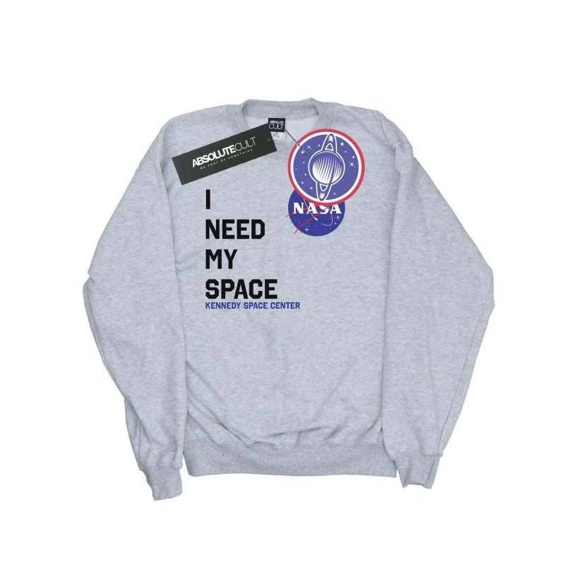 I Need My Space Sweatshirt Mädchen Grau 152-158 von Nasa