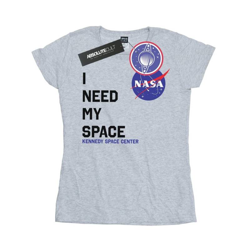 I Need My Space Tshirt Damen Grau M von Nasa