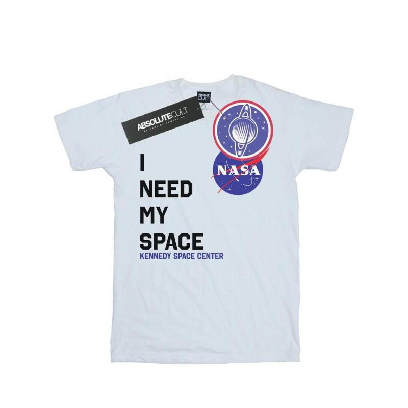 I Need My Space Tshirt Damen Weiss L von Nasa