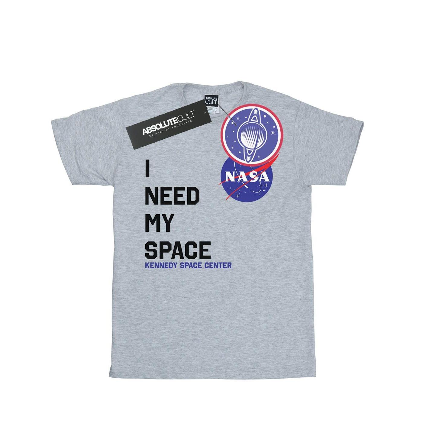 I Need My Space Tshirt Herren Grau L von Nasa