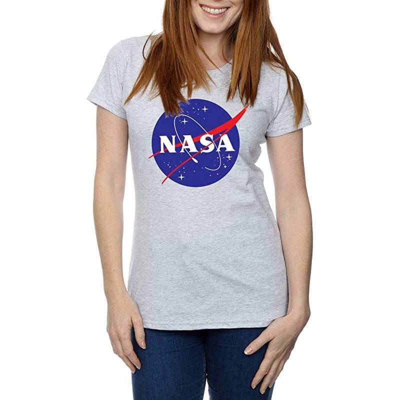 Nasa - Insignia TShirt, für Damen, Grau, Größe S von Nasa