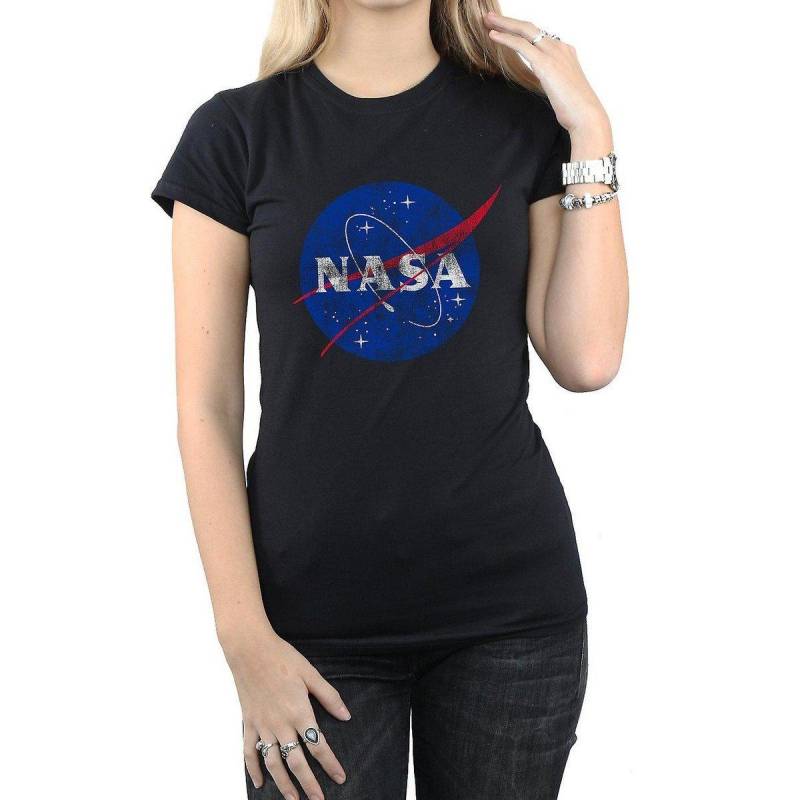 Nasa - Insignia TShirt, für Damen, Schwarz, Größe S von Nasa