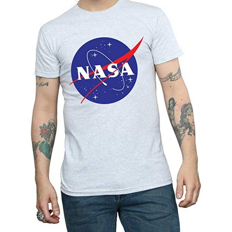 Nasa - Insignia TShirt, für Herren, Grau, Größe M von Nasa