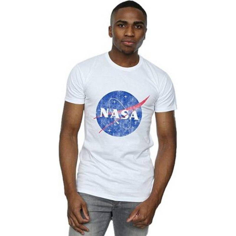 Insignia Tshirt Logo Herren Weiss 3XL von Nasa