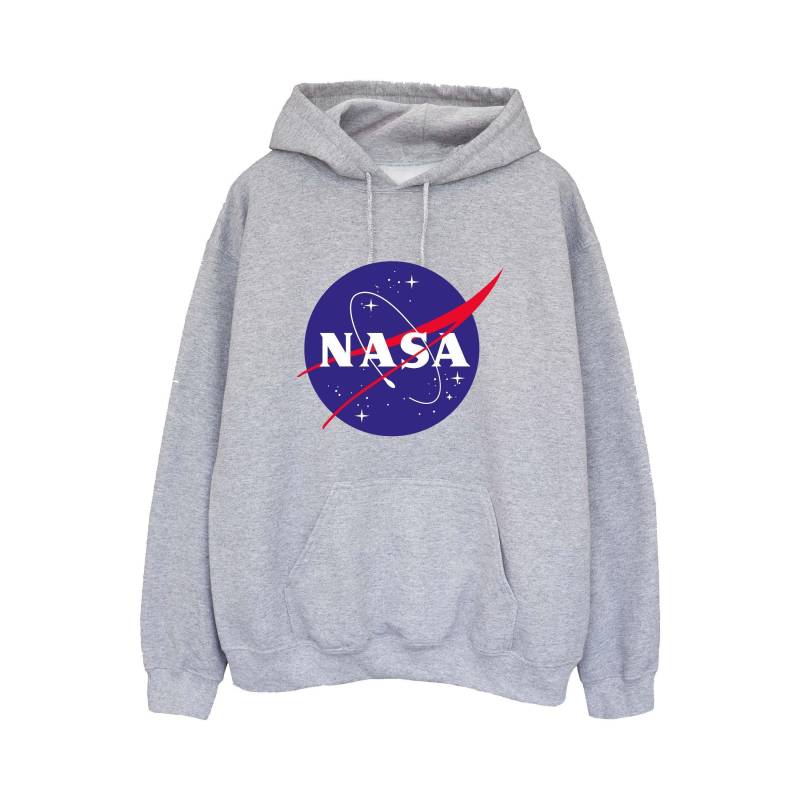 Kapuzenpullover Logo Damen Grau XL von Nasa