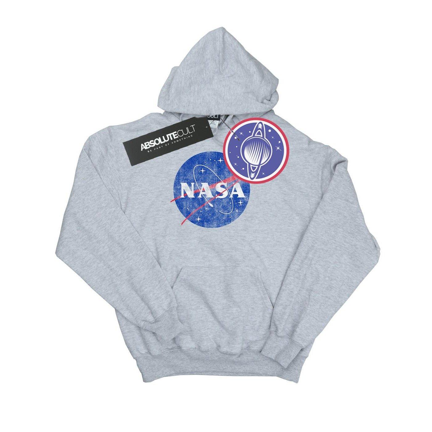 Kapuzenpullover Logo Herren Grau 3XL von Nasa