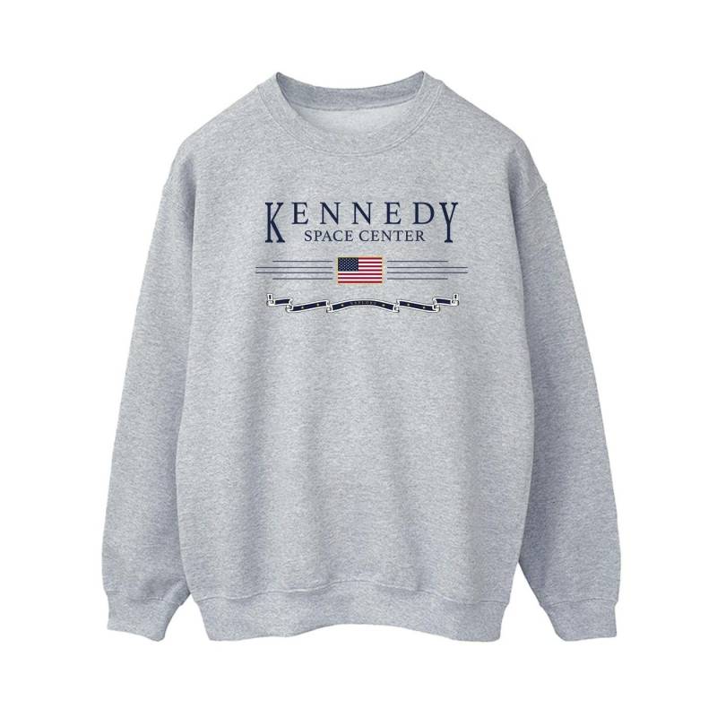 Kennedy Space Centre Explore Sweatshirt Damen Grau L von Nasa