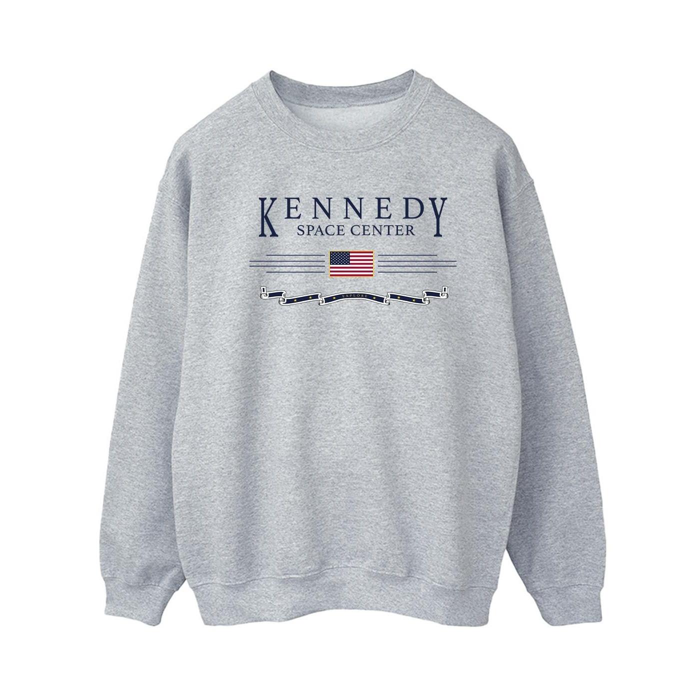 Nasa - Kennedy Space Centre Explore Sweatshirt, für Damen, Grau, Größe XL von Nasa