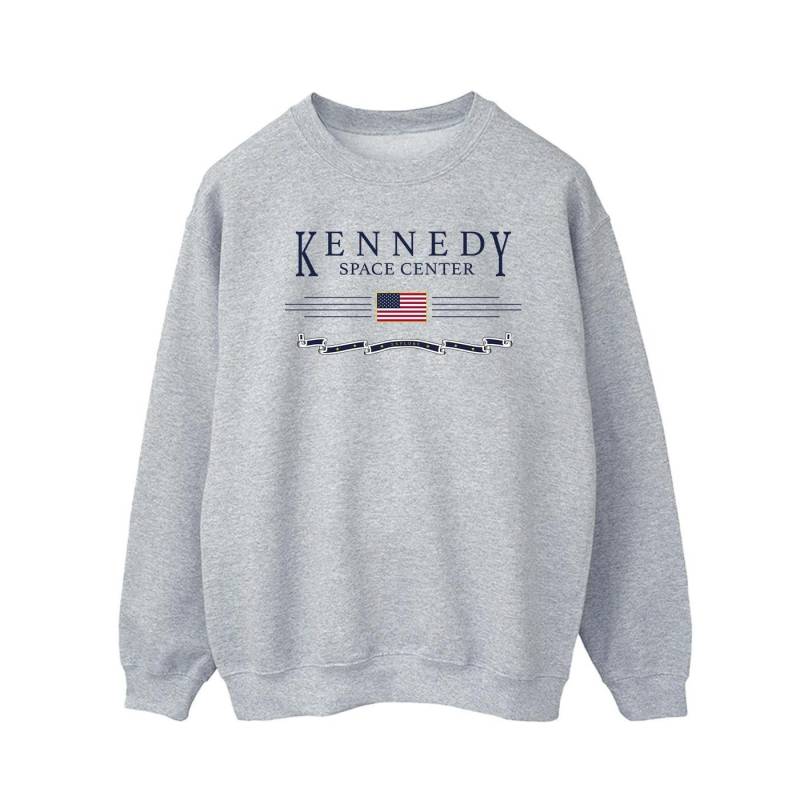 Nasa - Kennedy Space Centre Explore Sweatshirt, für Herren, Grau, Größe M von Nasa