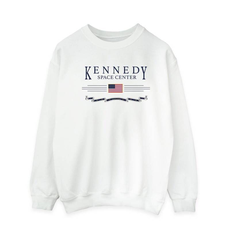 Kennedy Space Centre Explore Sweatshirt Herren Weiss M von Nasa