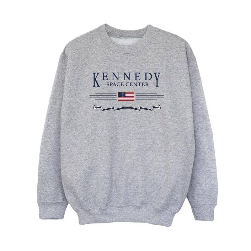 Kennedy Space Centre Explore Sweatshirt Jungen Grau 104 von Nasa