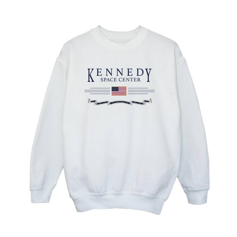 Kennedy Space Centre Explore Sweatshirt Jungen Weiss 116 von Nasa