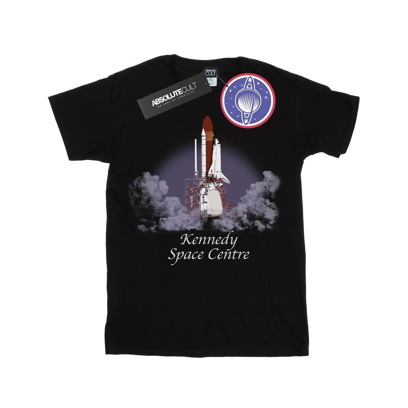 Nasa - Kennedy Space Centre Lift Off TShirt, für Herren, Schwarz, Größe S von Nasa