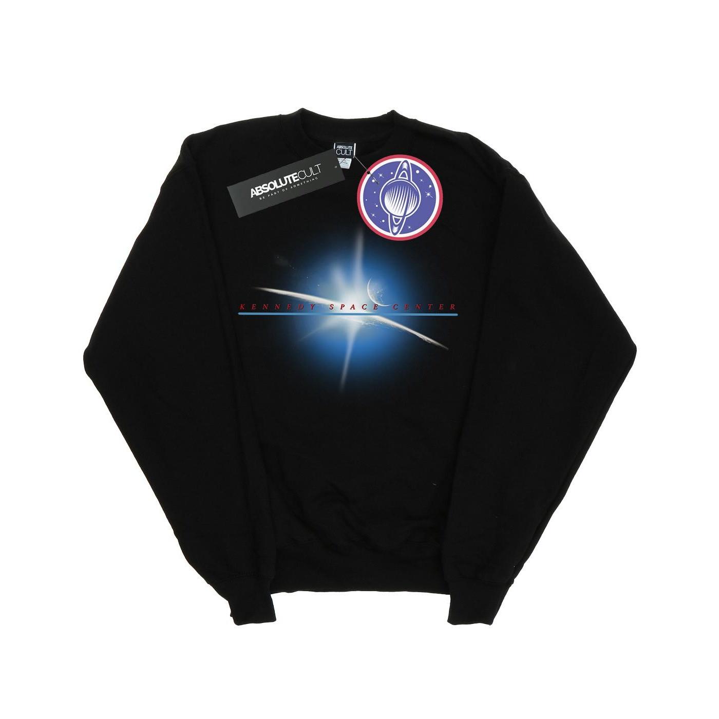 Kennedy Space Centre Planet Sweatshirt Jungen Schwarz 152-158 von Nasa