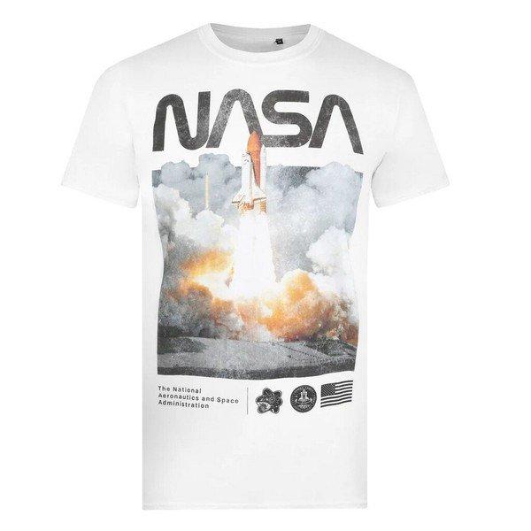 Lift Off Tshirt Herren Weiss XL von Nasa