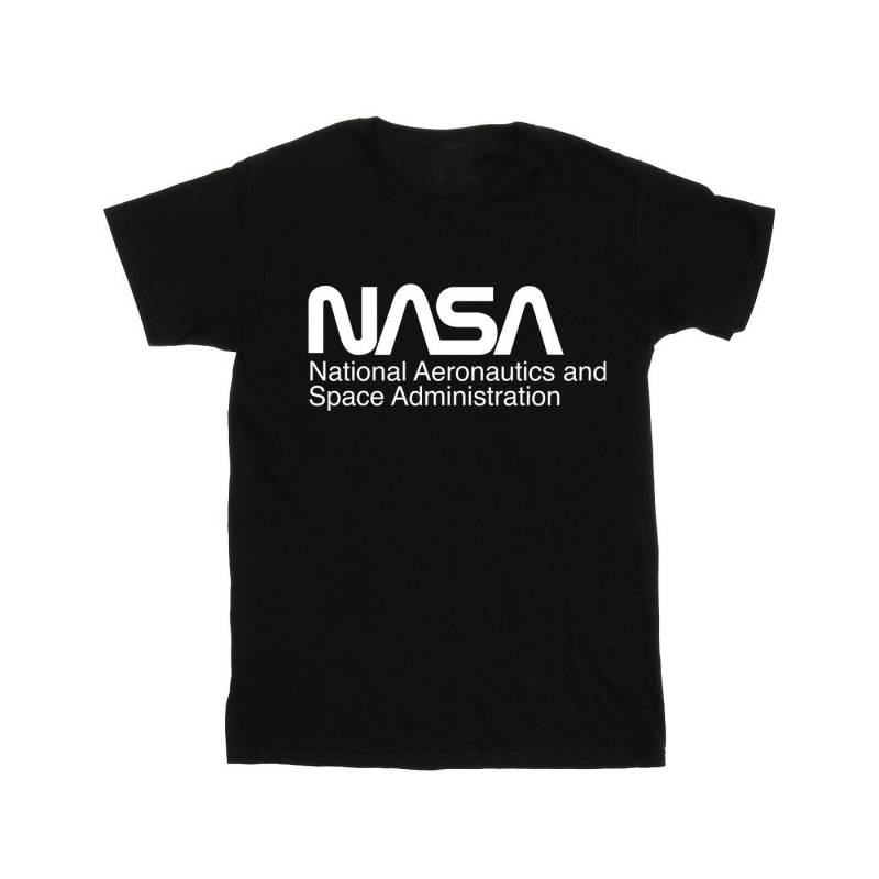 Logo One Tone Tshirt Damen Schwarz S von Nasa