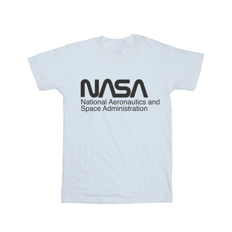 Logo One Tone Tshirt Damen Weiss 5XL von Nasa