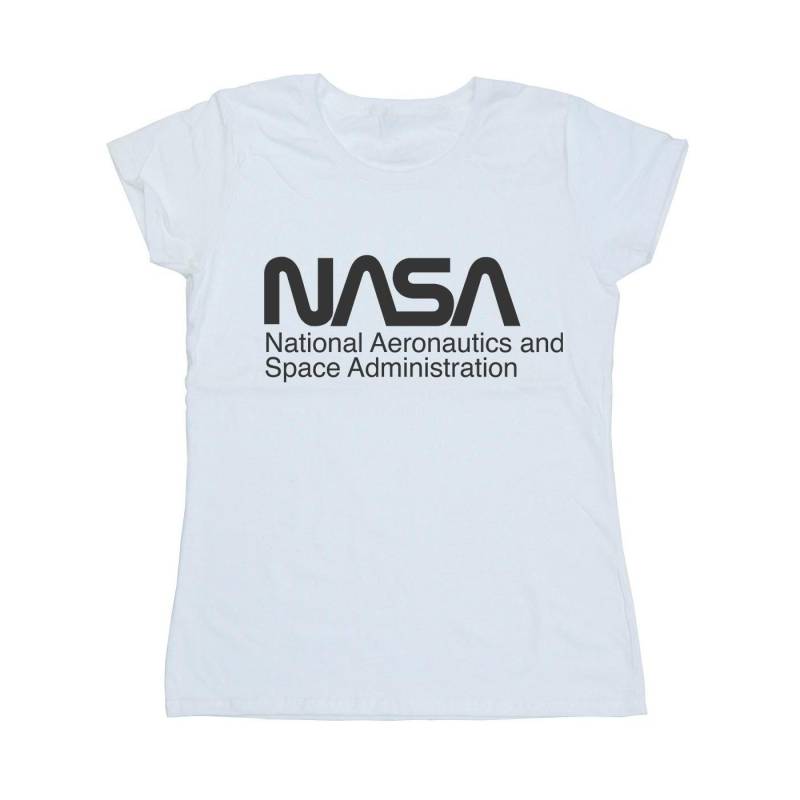 Logo One Tone Tshirt Damen Weiss XL von Nasa