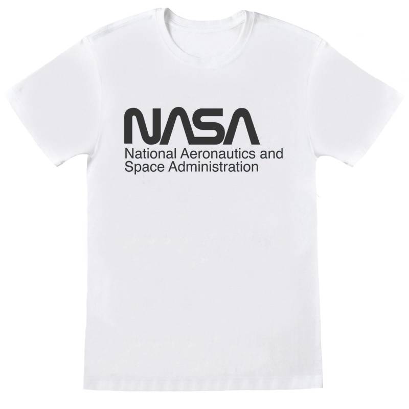 Logo One Tone Tshirt Jungen Weiss 140/146 von Nasa