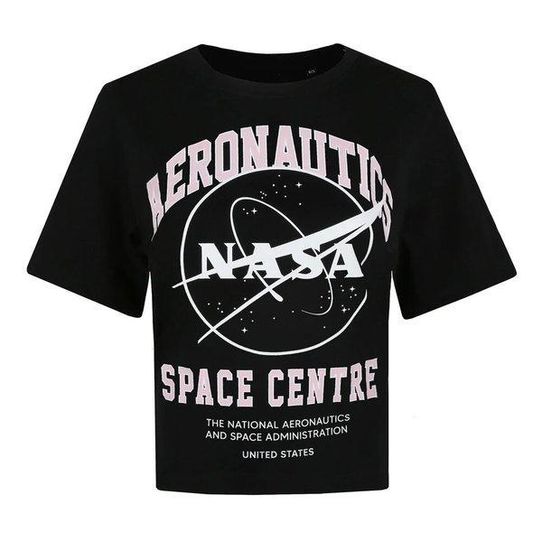 Space Centre Tshirt Kurz Geschnitten Damen Schwarz M von Nasa
